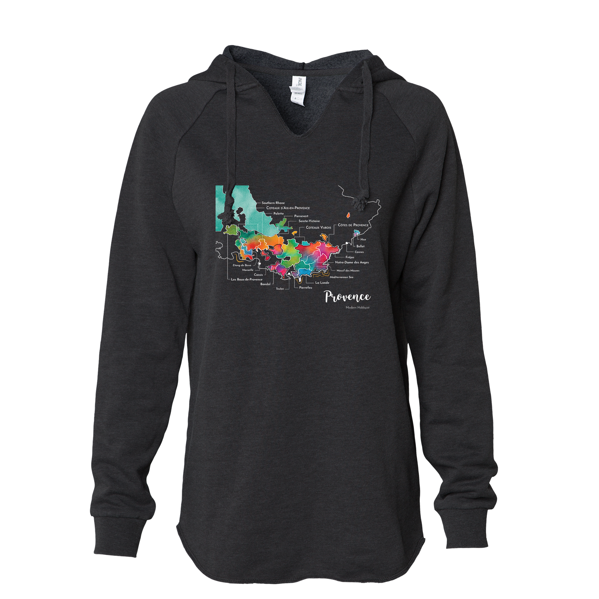 Provence Women's Wine Map Hoodie