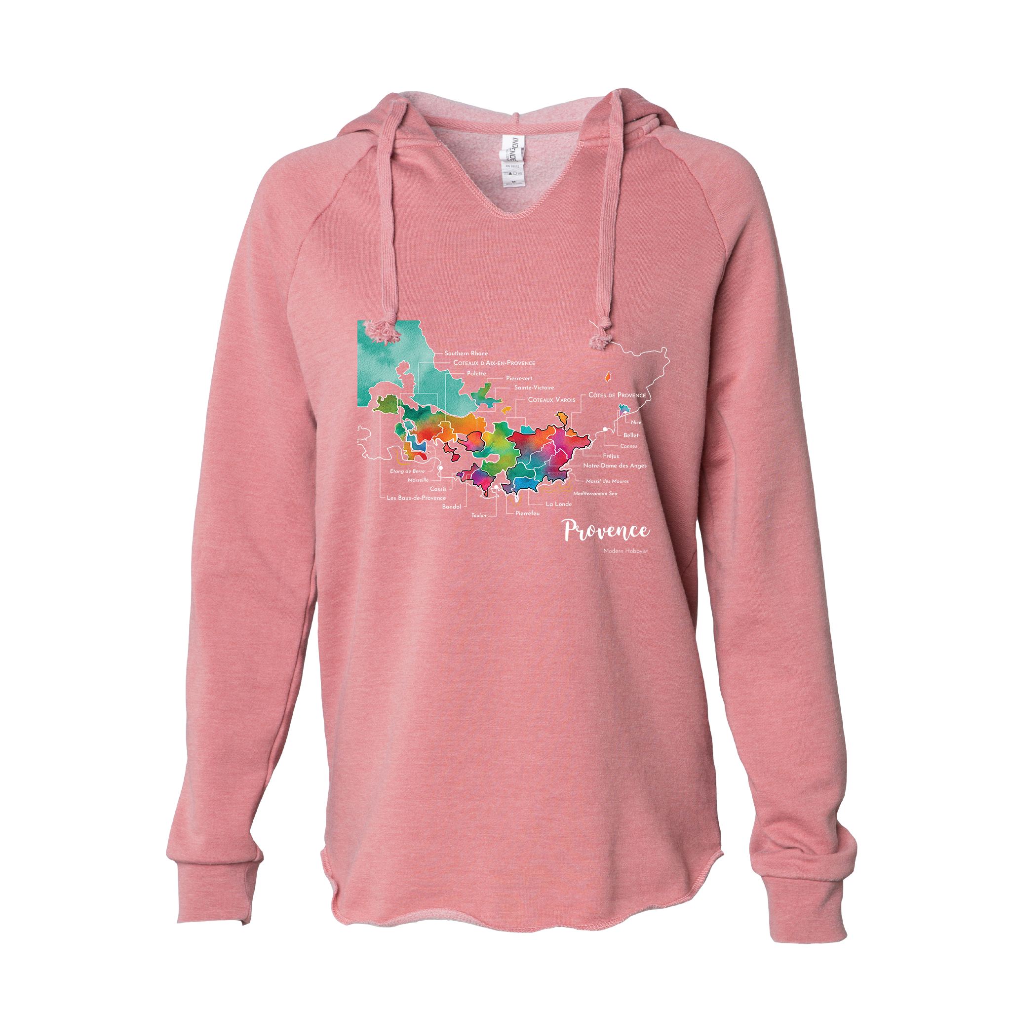Provence Women's Wine Map Hoodie