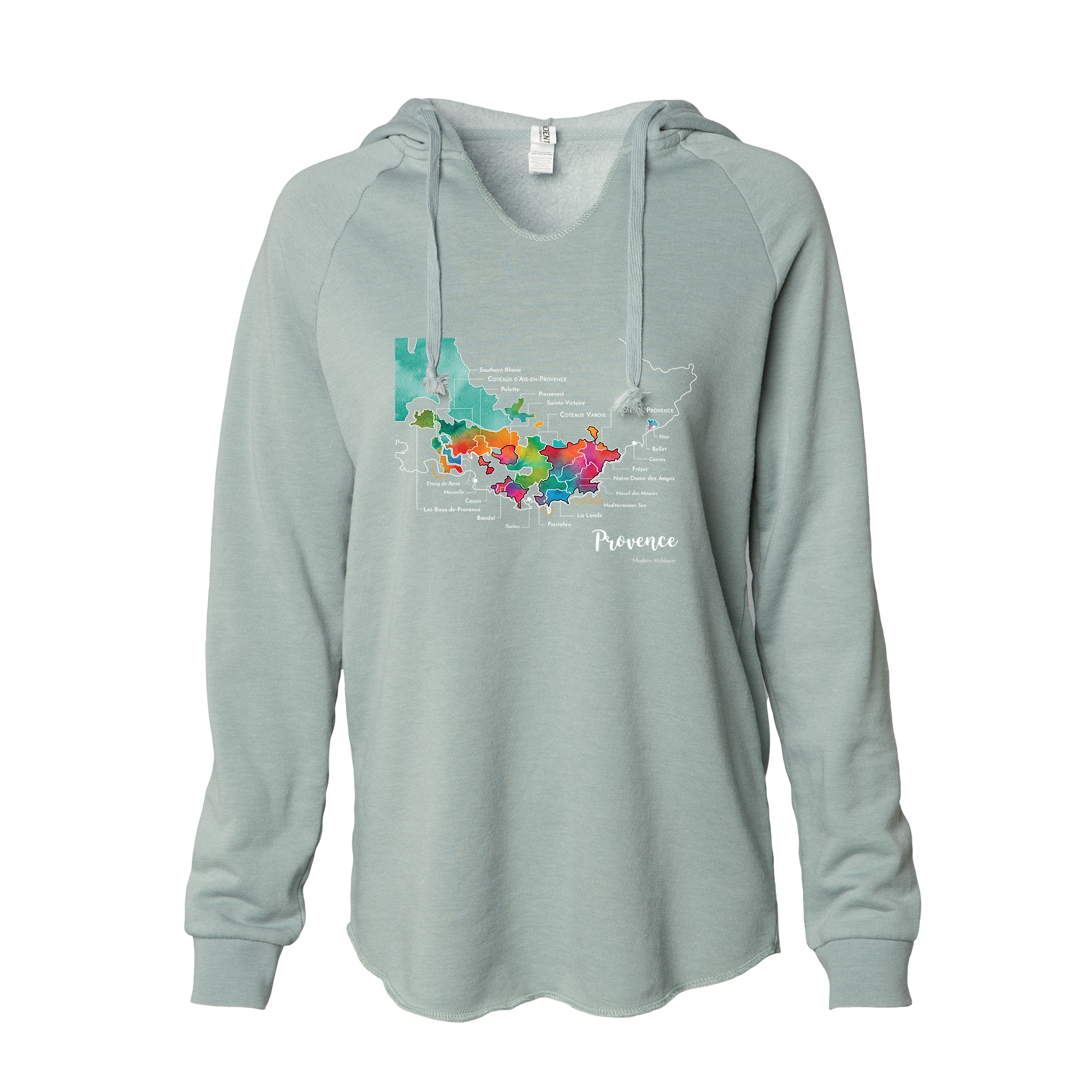 Provence Women's Wine Map Hoodie