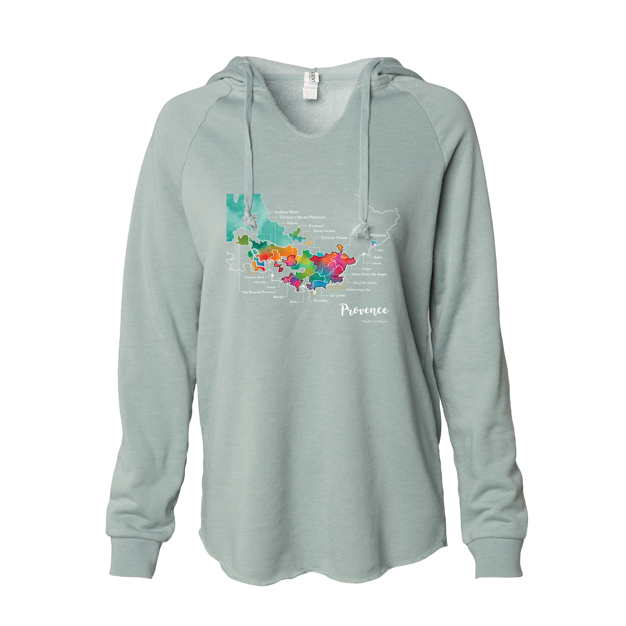 Provence Women's Wine Map Hoodie