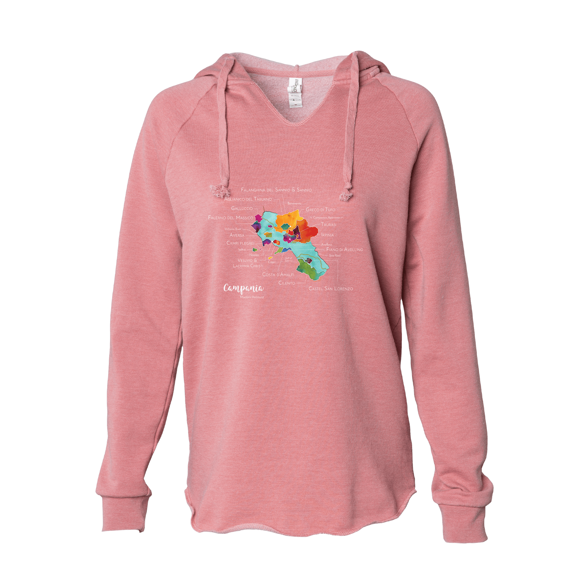 Campania Women's Wine Map Hoodie