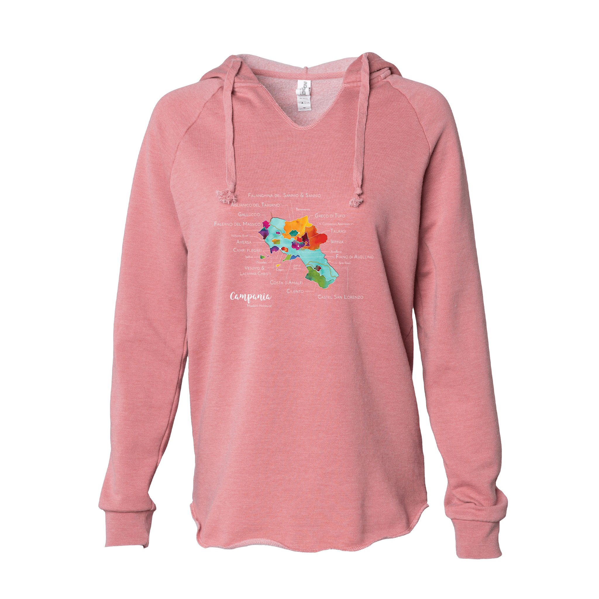 Campania Women's Wine Map Hoodie