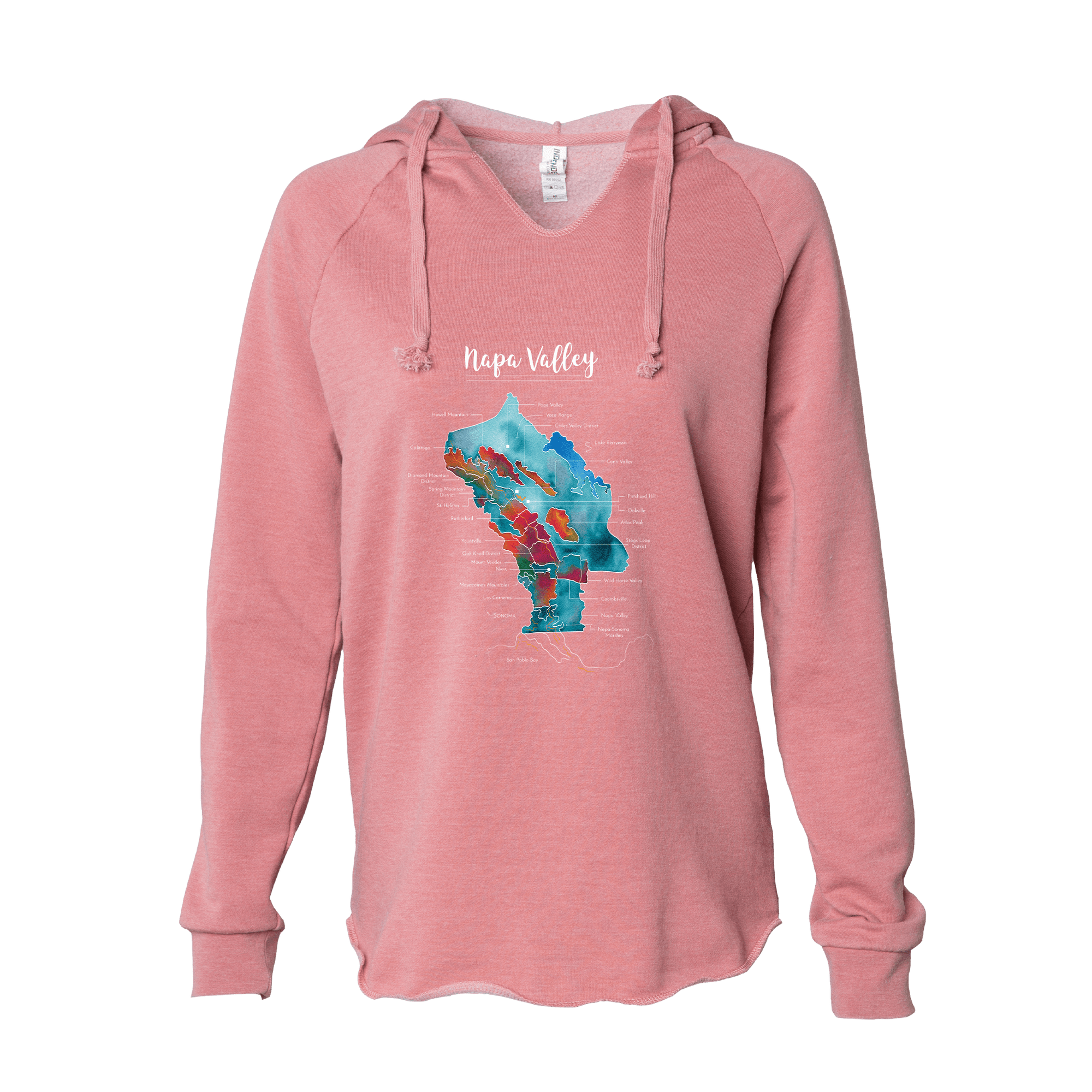 Napa Women's Wine Map Hoodie