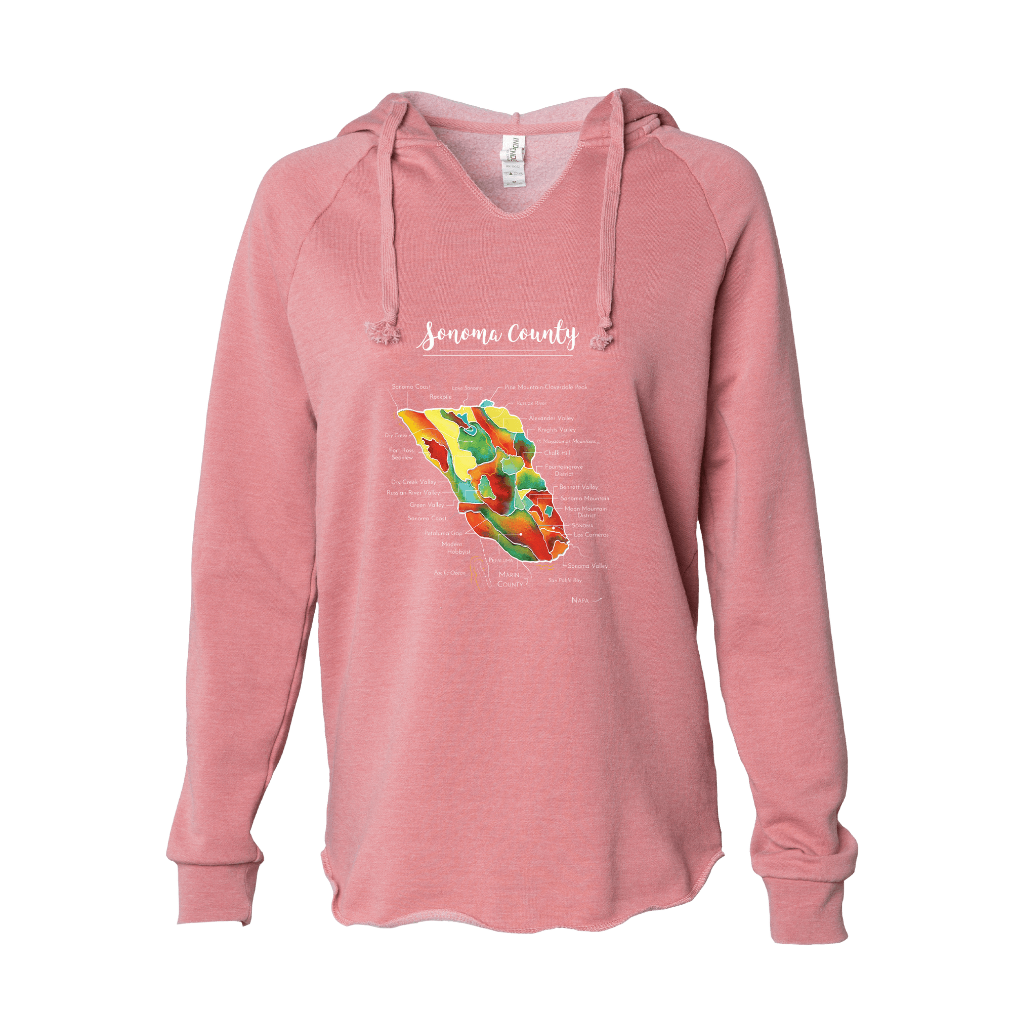 Sonoma Women's Wine Map Hoodie