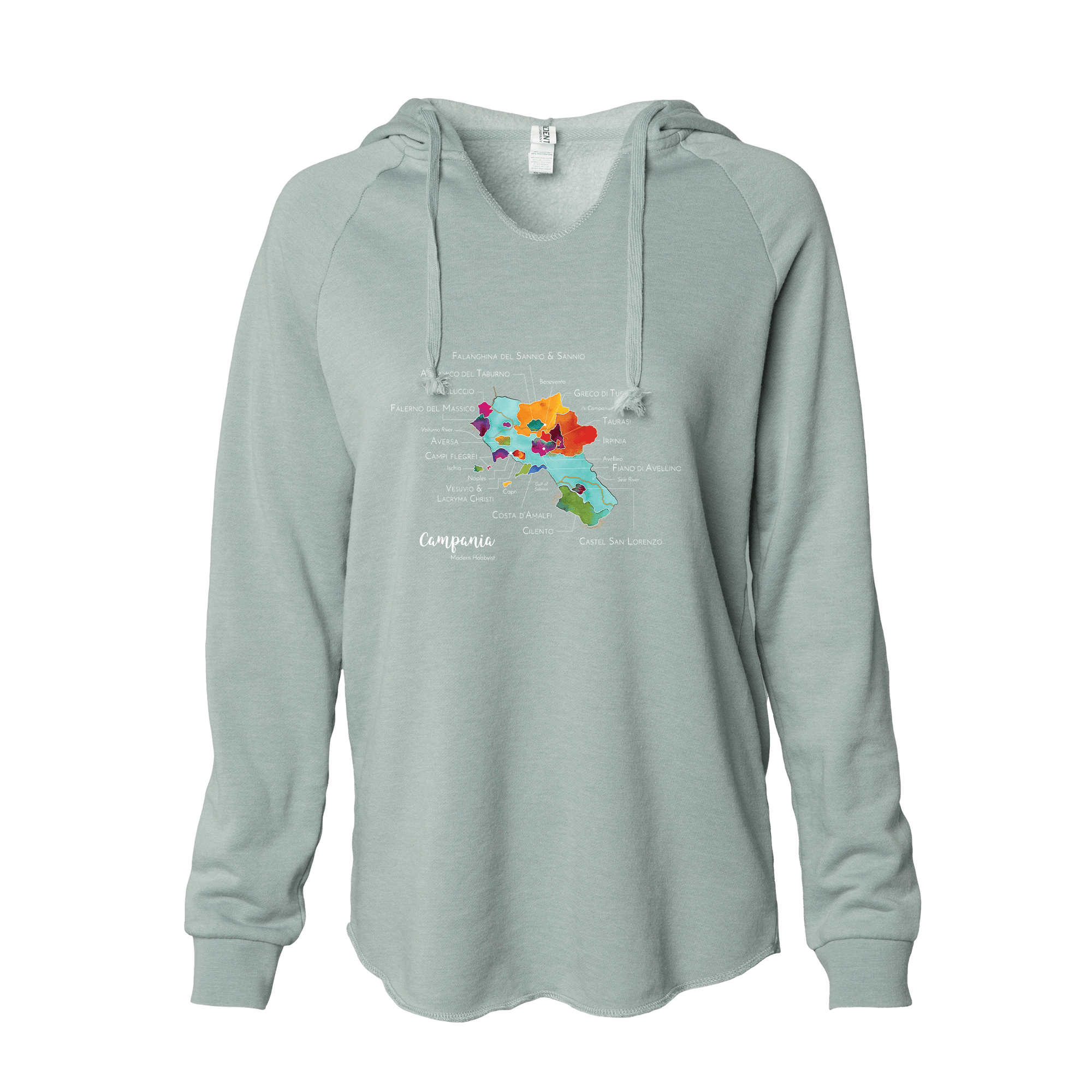 Campania Women's Wine Map Hoodie