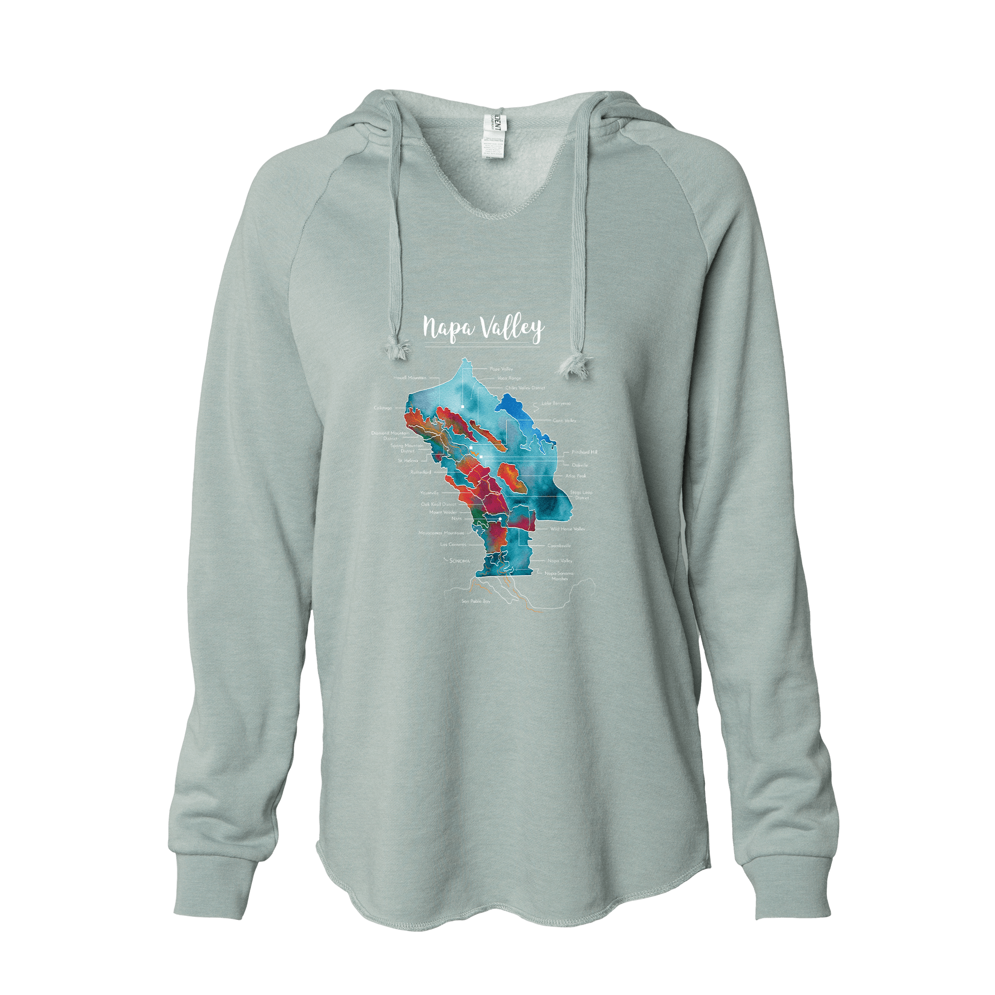 Napa Women's Wine Map Hoodie